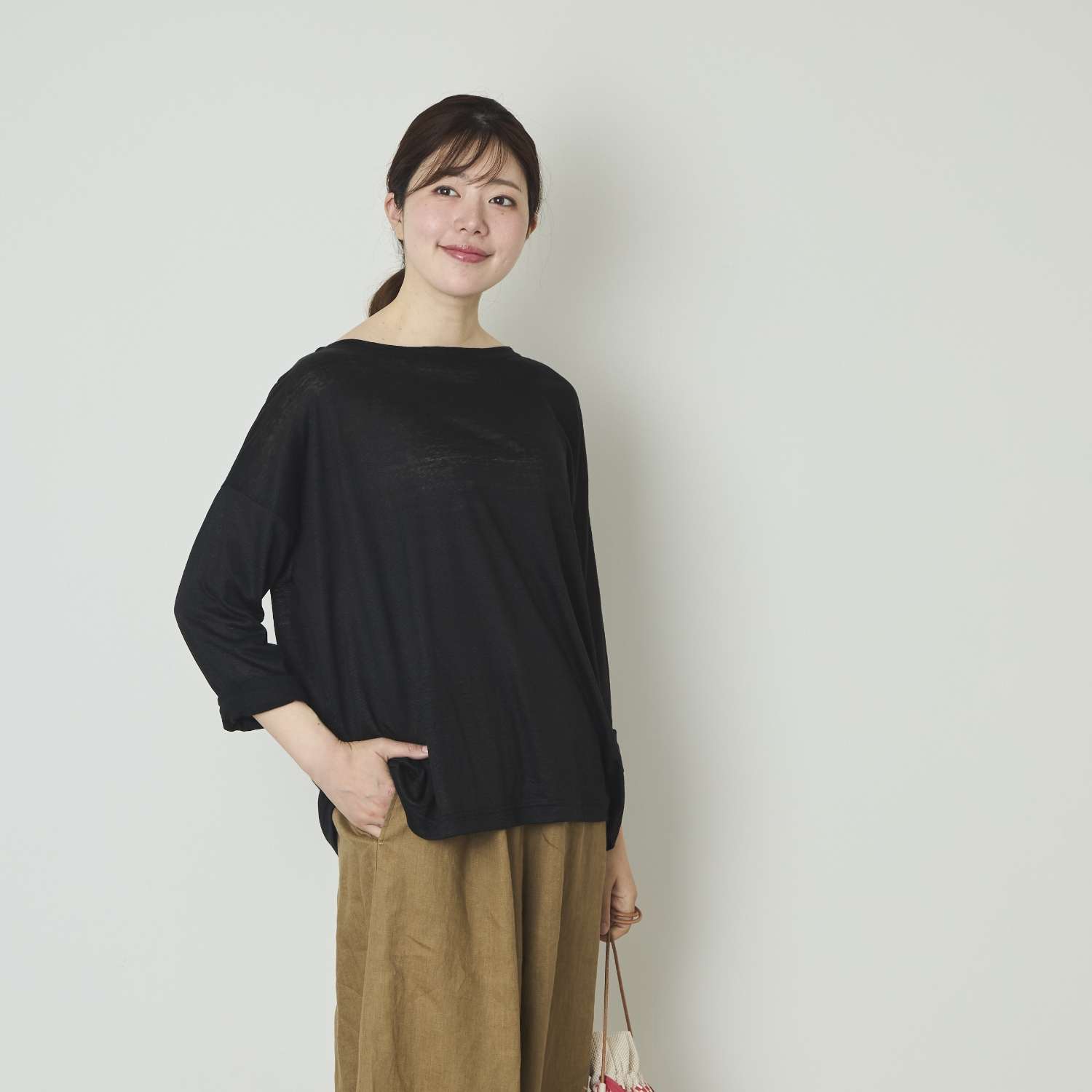 DAYS/プルミエルリネン天竺プルオーバー